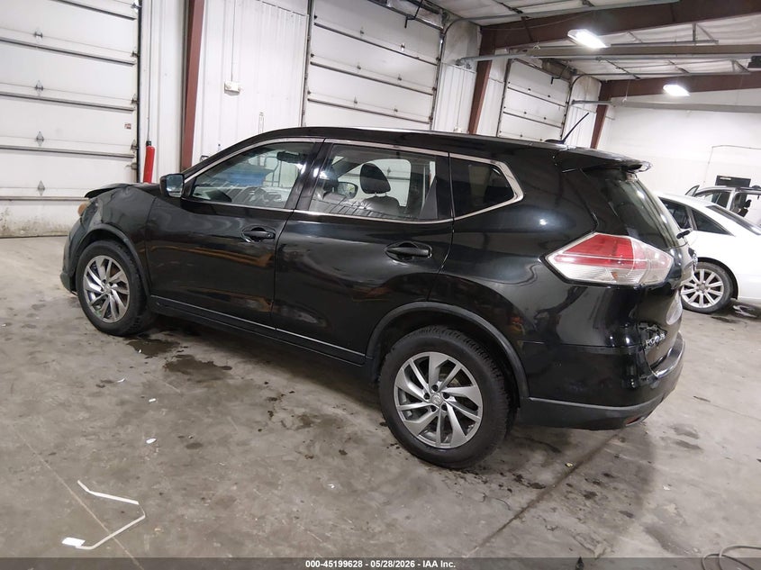 2016 Nissan Rogue VIN KNMAT2MV4GP676496 IAAI salvage auction — FRONT END, Salvage Title, sold $1,050 on 2026-07-07 (photo 3)