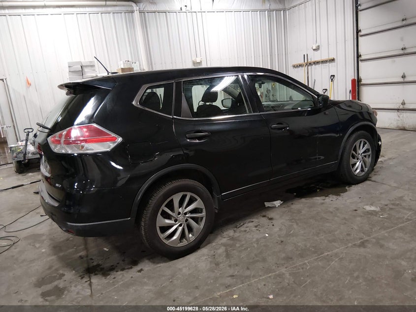 2016 Nissan Rogue VIN KNMAT2MV4GP676496 IAAI salvage auction — FRONT END, Salvage Title, sold $1,050 on 2026-07-07 (photo 4)