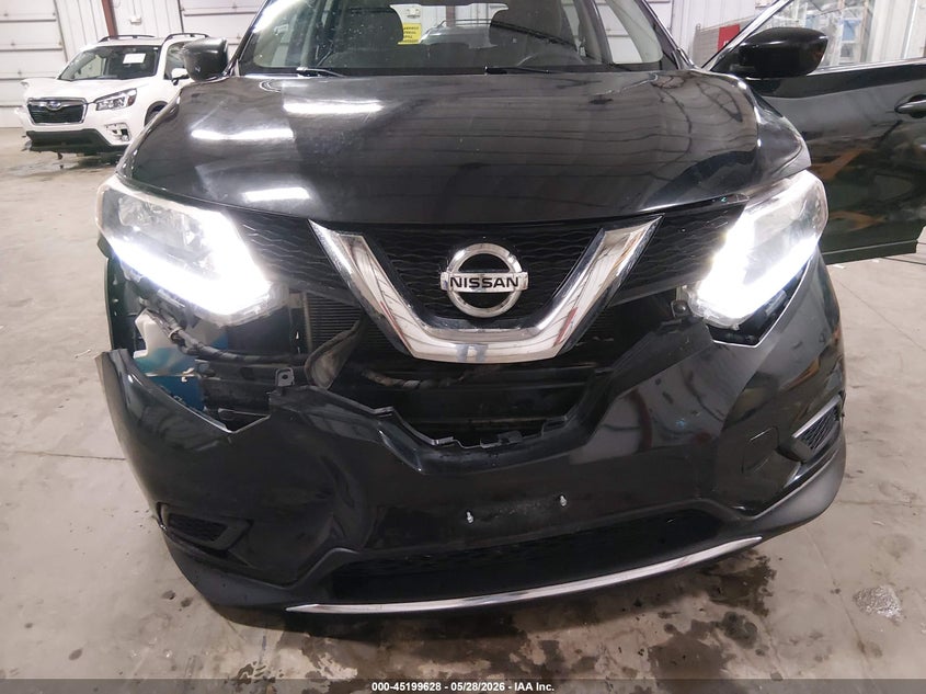2016 Nissan Rogue VIN KNMAT2MV4GP676496 IAAI salvage auction — FRONT END, Salvage Title, sold $1,050 on 2026-07-07 (photo 6)
