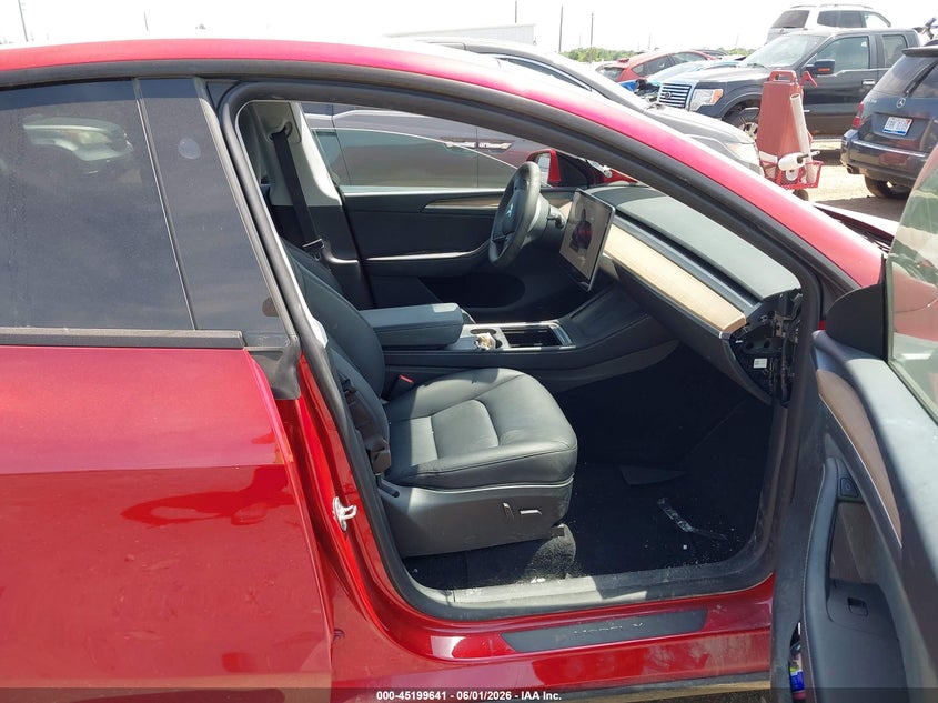 2024 Tesla Model y VIN 7SAYGDEF2RA272180 IAAI salvage auction — FRONT END, Salvage Title, sold $17,050 on 2026-07-09 (photo 5)