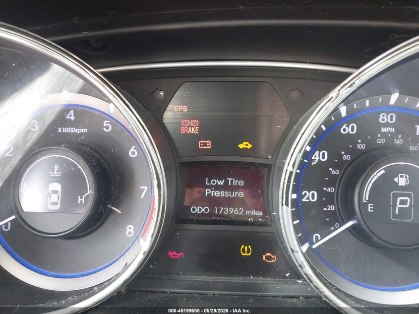 2012 Hyundai Sonata VIN 5NPEC4AC8CH328562 IAAI salvage auction — FRONT END, Salvage Title, sold $400 on 2026-07-07 (photo 7)