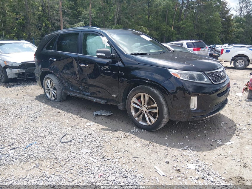 2014 Kia Sorento VIN 5XYKWDA73EG489859 IAAI salvage auction — SIDE, Salvage Title, sold $850 on 2026-07-22 (photo 1)