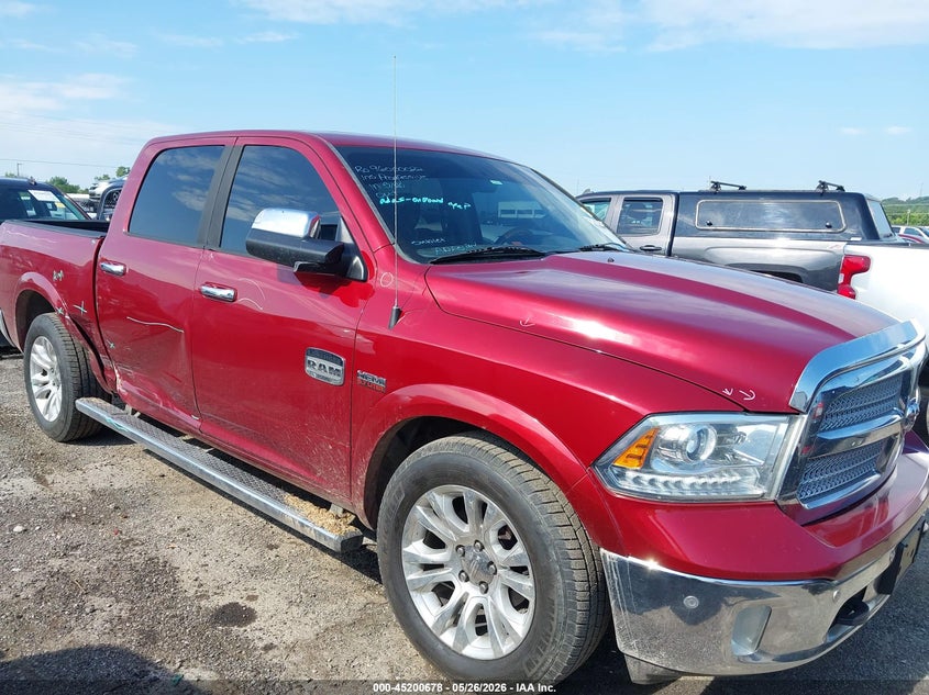 2014 Ram 1500 VIN 1C6RR7PTXES407896 IAAI salvage auction — LEFT & RIGHT, Clear (Oklahoma), sold $25 on 2026-07-29 (photo 1)