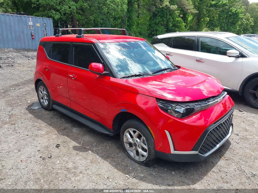2025 Kia Soul VIN KNDJ23AU5S7243489 IAAI salvage auction — FRONT END, Salvage Title, sold $6,300 on 2026-07-07 (photo 1)