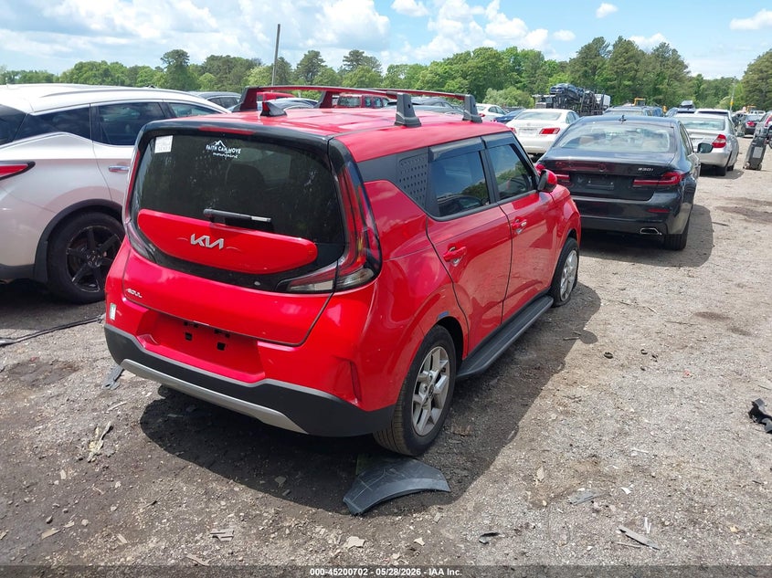 2025 Kia Soul VIN KNDJ23AU5S7243489 IAAI salvage auction — FRONT END, Salvage Title, sold $6,300 on 2026-07-07 (photo 4)