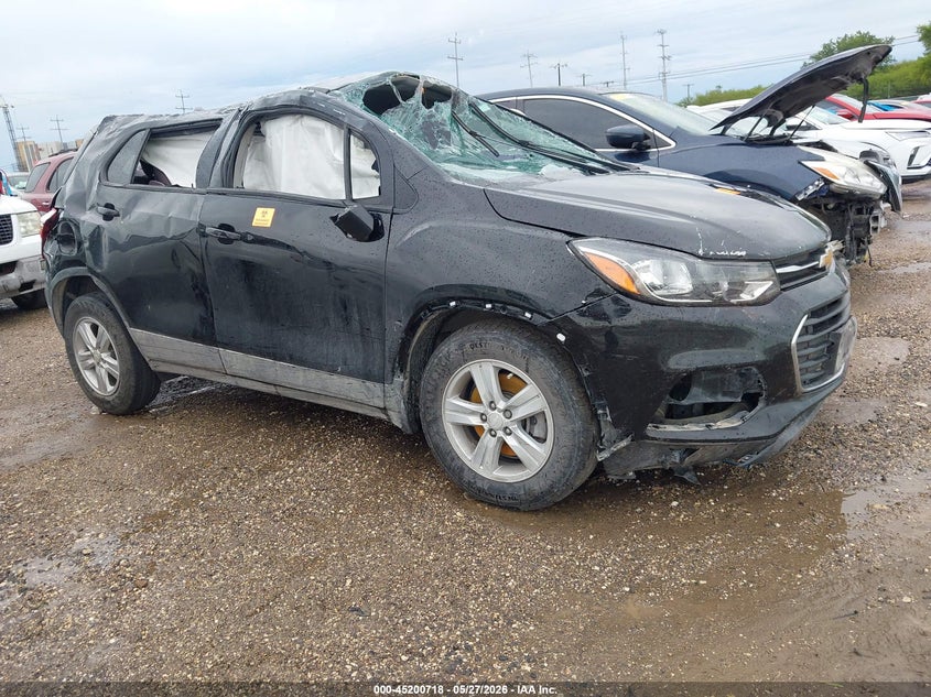 2022 Chevrolet Trax VIN KL7CJKSM8NB514581 IAAI salvage auction — ROLLOVER, Salvage Title, sold $100 on 2026-07-27 (photo 1)