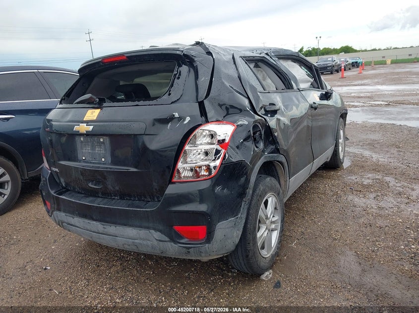 2022 Chevrolet Trax VIN KL7CJKSM8NB514581 IAAI salvage auction — ROLLOVER, Salvage Title, sold $100 on 2026-07-27 (photo 4)