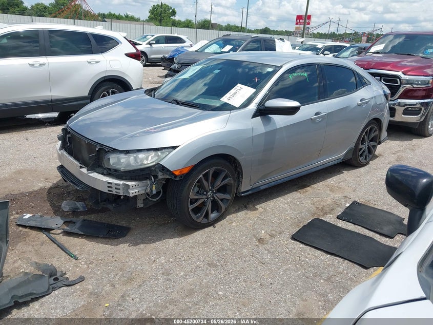 2018 Honda Civic VIN SHHFK7H46JU240952 IAAI salvage auction — FRONT END, Salvage (Texas), sold $2,950 on 2026-07-22 (photo 2)