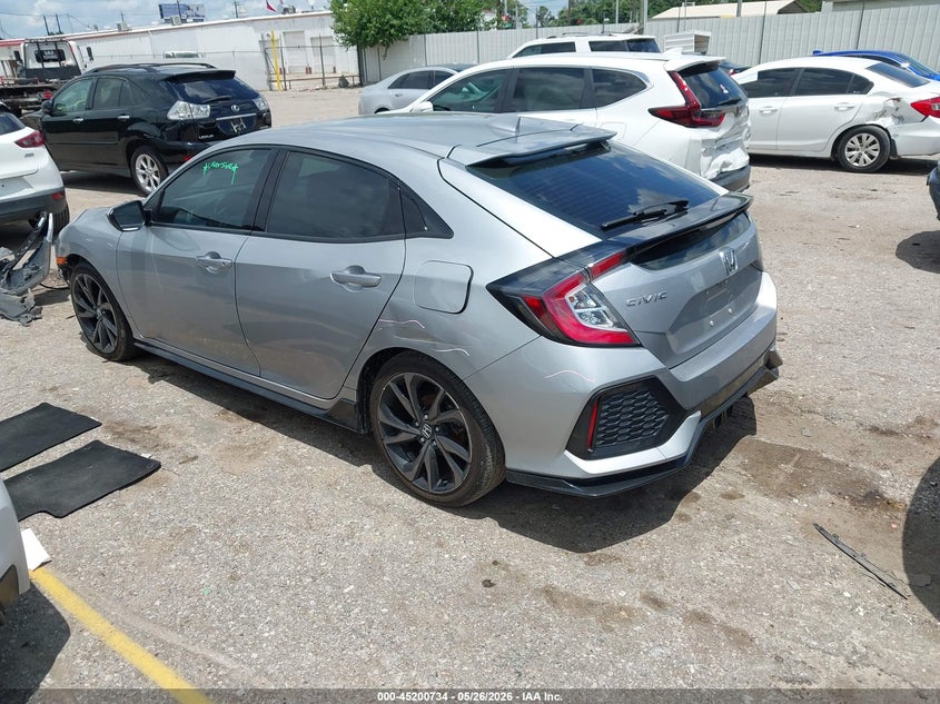 2018 Honda Civic VIN SHHFK7H46JU240952 IAAI salvage auction — FRONT END, Salvage (Texas), sold $2,950 on 2026-07-22 (photo 3)
