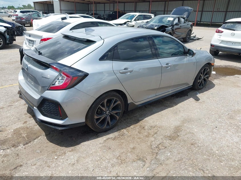 2018 Honda Civic VIN SHHFK7H46JU240952 IAAI salvage auction — FRONT END, Salvage (Texas), sold $2,950 on 2026-07-22 (photo 4)