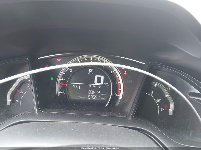 2018 Honda Civic VIN SHHFK7H46JU240952 IAAI salvage auction — FRONT END, Salvage (Texas), sold $2,950 on 2026-07-22 (photo 7)