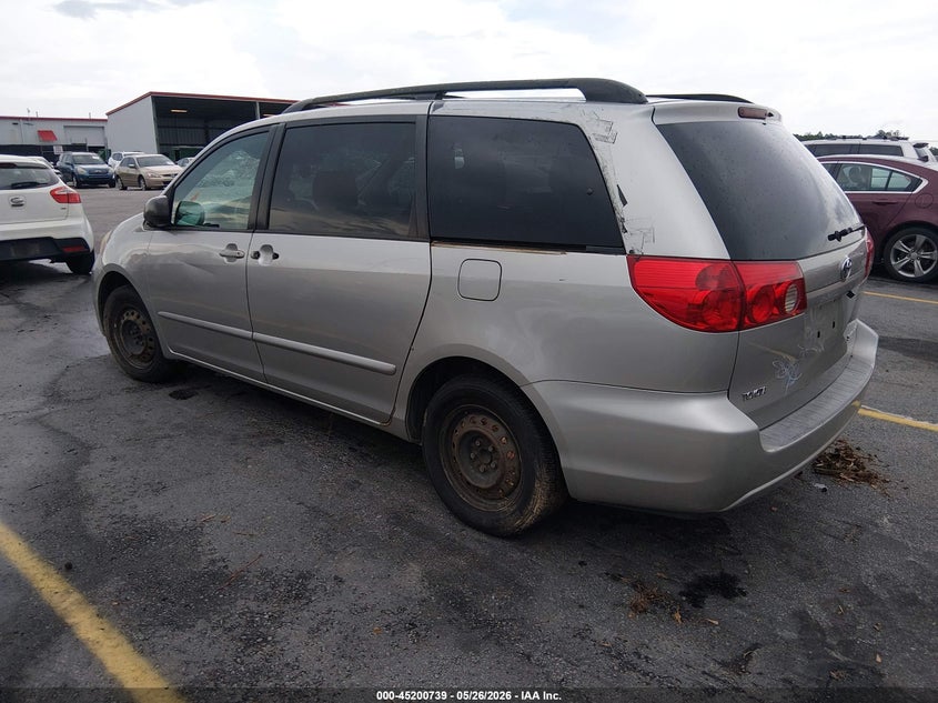 2007 Toyota Sienna VIN 5TDZK23C17S080726 IAAI salvage auction — NORMAL WEAR, Salvage (South Carolina), sold $675 on 2026-07-29 (photo 3)