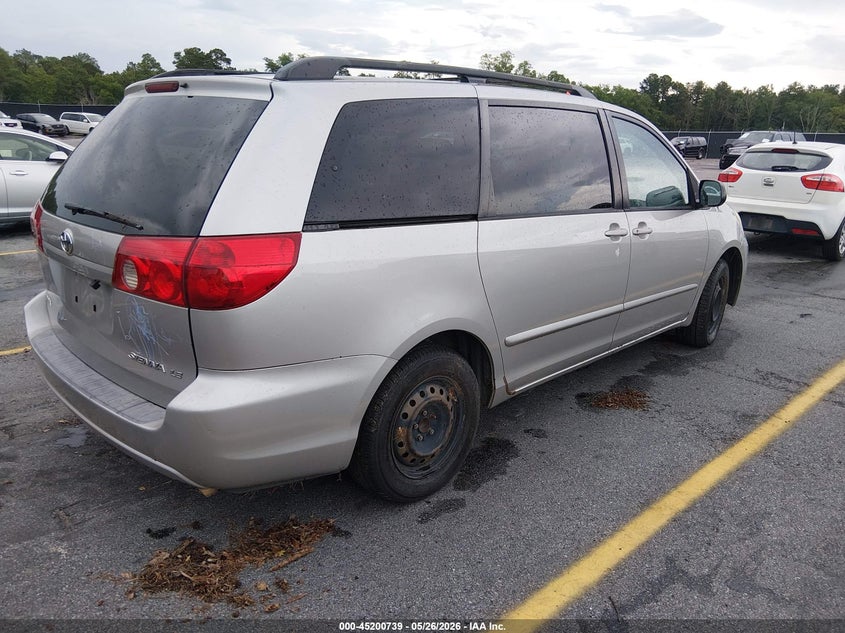 2007 Toyota Sienna VIN 5TDZK23C17S080726 IAAI salvage auction — NORMAL WEAR, Salvage (South Carolina), sold $675 on 2026-07-29 (photo 4)