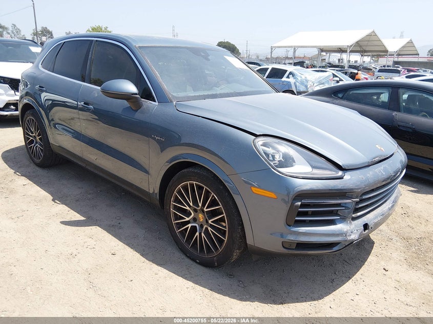2019 Porsche Cayenne VIN WP1AE2AYXKDA50579 IAAI salvage auction — FRONT END, Salvage (California), sold $20,600 on 2026-07-22 (photo 1)