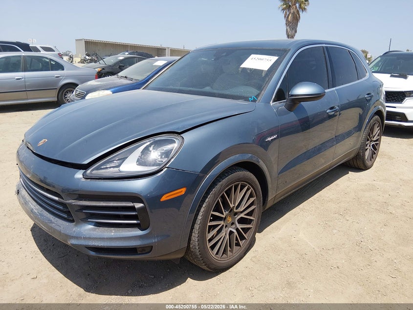 2019 Porsche Cayenne VIN WP1AE2AYXKDA50579 IAAI salvage auction — FRONT END, Salvage (California), sold $20,600 on 2026-07-22 (photo 2)