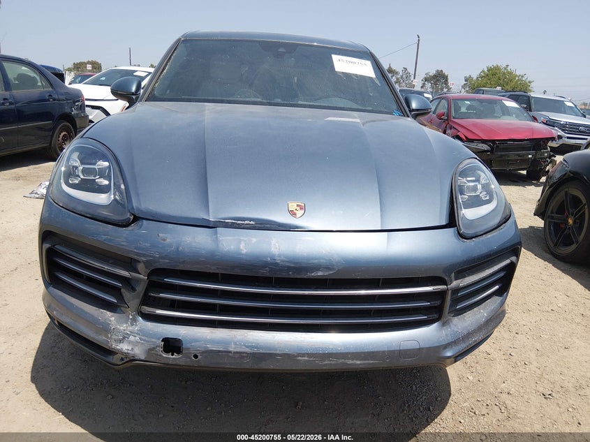 2019 Porsche Cayenne VIN WP1AE2AYXKDA50579 IAAI salvage auction — FRONT END, Salvage (California), sold $20,600 on 2026-07-22 (photo 6)