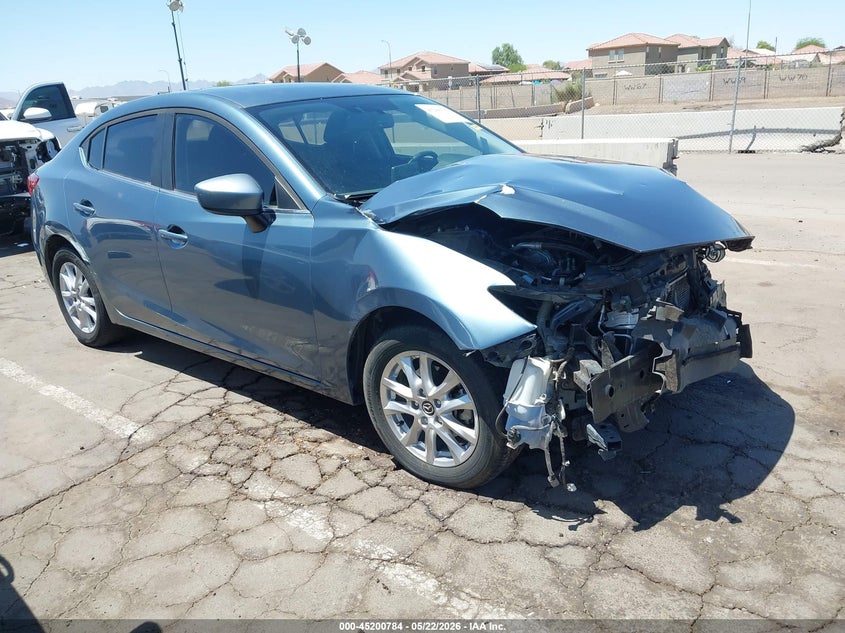 2016 Mazda VIN JM1BM1W7XG1346021 IAAI salvage auction — LEFT FRONT, Salvage (Arizona), sold $575 on 2026-07-07 (photo 1)