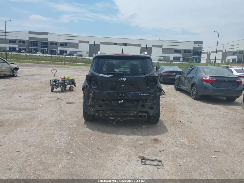 2018 Jeep Renegade VIN ZACCJADB2JPG68633 IAAI salvage auction — REAR END, Original (Texas), sold $1,500 on 2026-08-08 (photo 6)