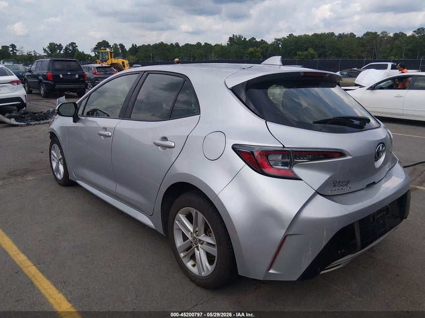 2021 Toyota Corolla VIN JTND4MBE8M3146605 IAAI salvage auction — FRONT & REAR, Salvage Title, sold $3,700 on 2026-07-15 (photo 3)