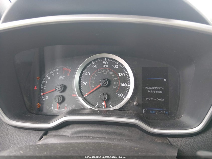 2021 Toyota Corolla VIN JTND4MBE8M3146605 IAAI salvage auction — FRONT & REAR, Salvage Title, sold $3,700 on 2026-07-15 (photo 7)