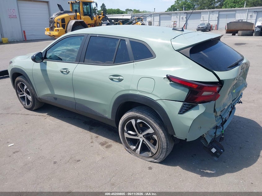 2024 Chevrolet Trax VIN KL77LGE24RC192492 IAAI salvage auction — REAR END, Mv-907A (New York), sold $5,200 on 2026-07-21 (photo 3)
