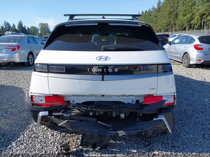 2025 Hyundai Ioniq 5 VIN 7YAKNDDC9SY000582 IAAI salvage auction — REAR END, Salvage Title, sold $15,000 on 2026-07-22 (photo 6)