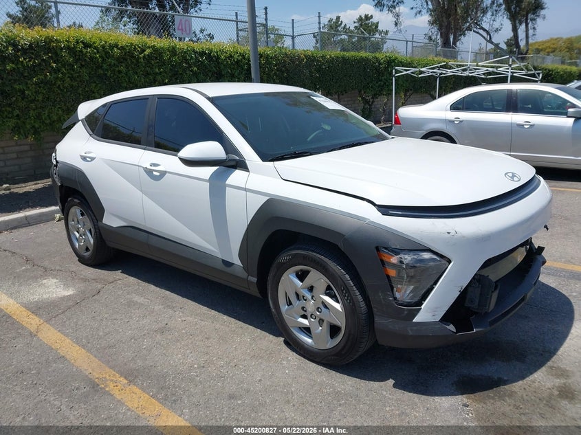 2025 Hyundai Kona VIN KM8HA3AB0SU268443 IAAI salvage auction — FRONT & REAR, Salvage (California), sold $3,500 on 2026-07-21 (photo 1)