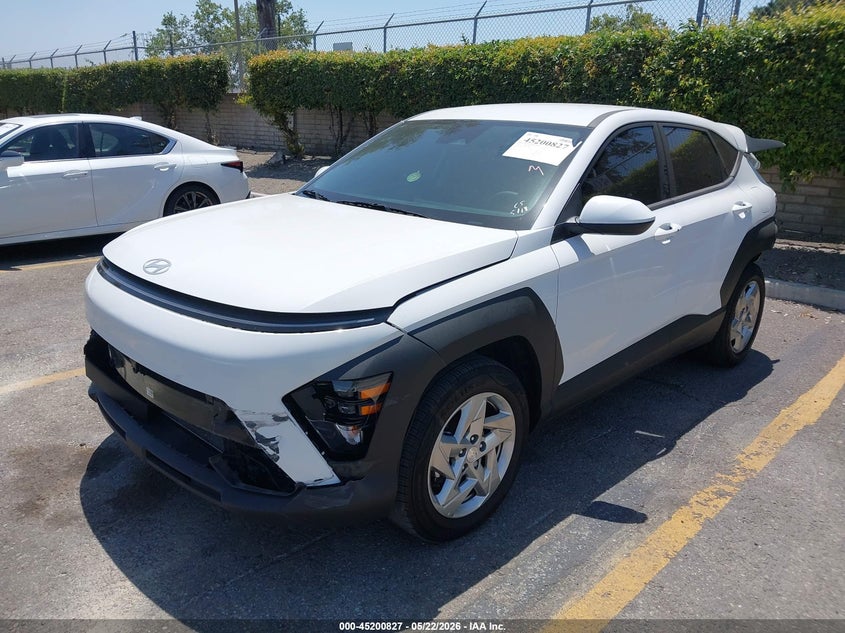 2025 Hyundai Kona VIN KM8HA3AB0SU268443 IAAI salvage auction — FRONT & REAR, Salvage (California), sold $3,500 on 2026-07-21 (photo 2)