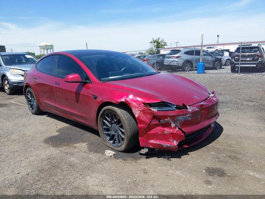 2024 Tesla Model 3 VIN 5YJ3E1EA7RF768529 — IAAI salvage auction photo