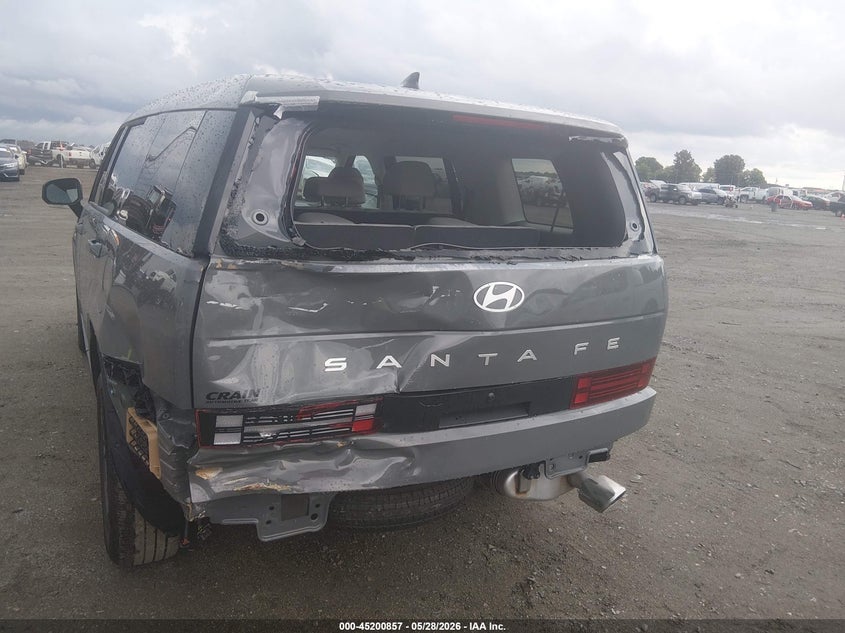 2025 Hyundai Santa fe VIN 5NMP14GL1SH135686 IAAI salvage auction — REAR END, Salvage Title, sold $11,200 on 2026-07-29 (photo 6)