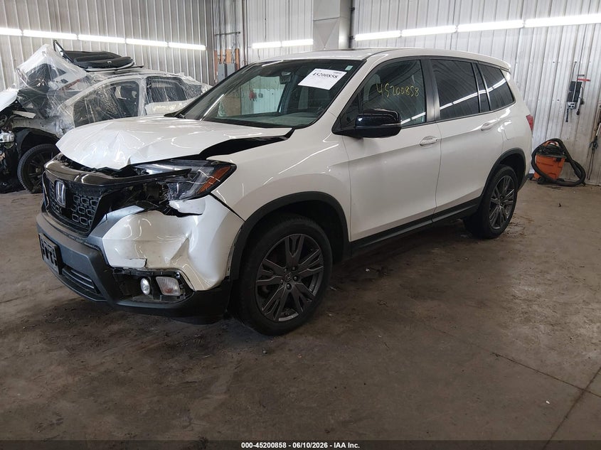 2021 Honda Passport VIN 5FNYF8H54MB015852 IAAI salvage auction — FRONT END, Salvage (Minnesota), sold $7,400 on 2026-07-21 (photo 2)