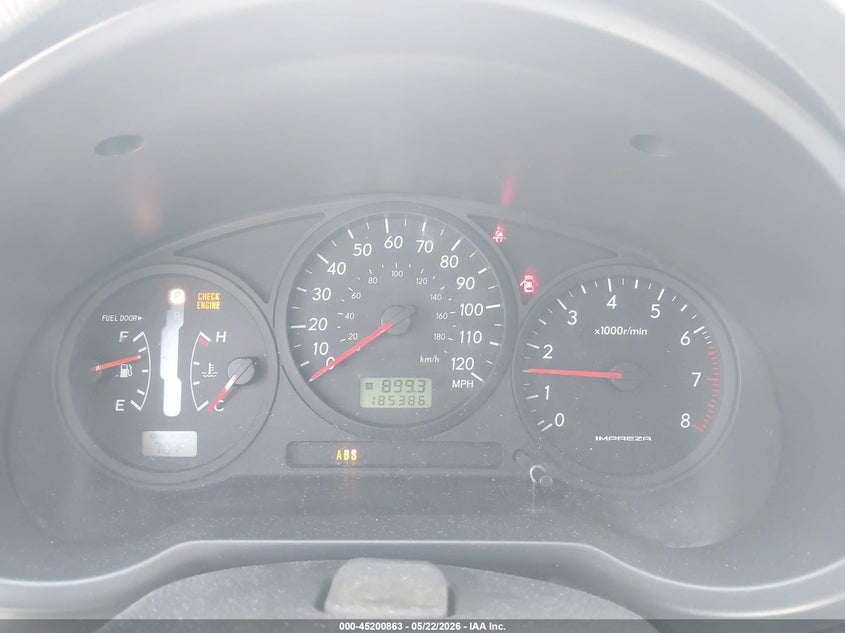 2007 Subaru Impreza VIN JF1GG61697H800300 IAAI salvage auction — NORMAL WEAR, Clear - Dealer Only (California), sold $775 on 2026-07-06 (photo 7)