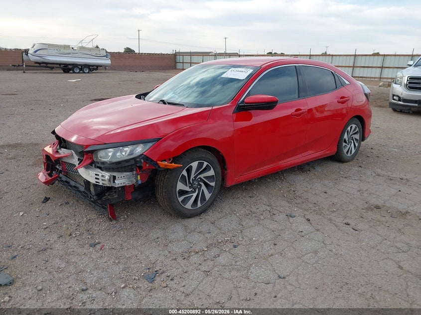 2018 Honda Civic VIN SHHFK7H26JU228461 IAAI salvage auction — FRONT END, Salvage (Texas), sold $3,100 on 2026-07-13 (photo 2)