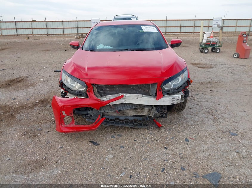 2018 Honda Civic VIN SHHFK7H26JU228461 IAAI salvage auction — FRONT END, Salvage (Texas), sold $3,100 on 2026-07-13 (photo 6)