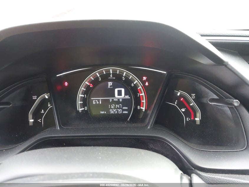 2018 Honda Civic VIN SHHFK7H26JU228461 IAAI salvage auction — FRONT END, Salvage (Texas), sold $3,100 on 2026-07-13 (photo 7)