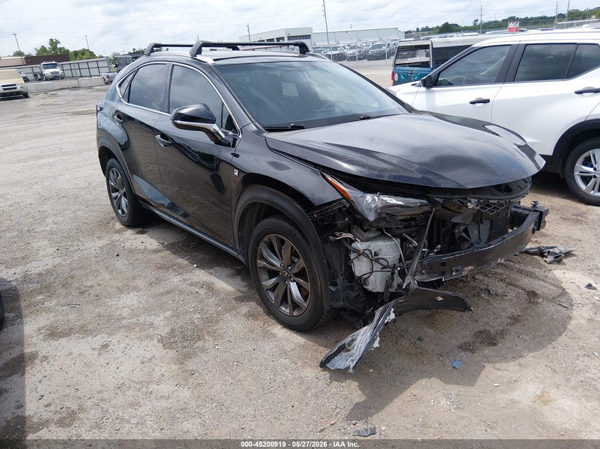 2017 Lexus Nx VIN JTJBARBZ2H2101463 IAAI salvage auction — FRONT END, Clear (Oklahoma), sold $7,100 on 2026-08-01 (photo 1)
