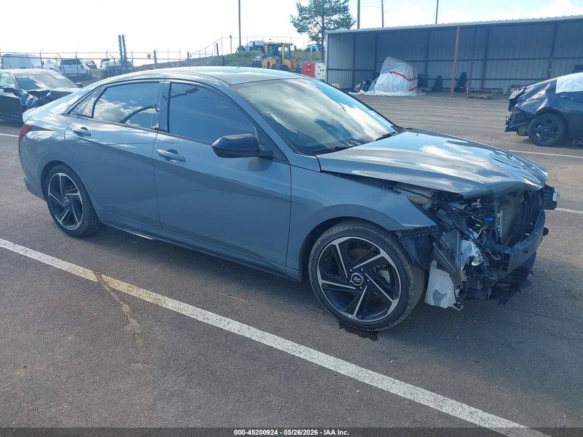 2023 Hyundai Elantra VIN KMHLR4AF8PU441631 IAAI salvage auction — FRONT END, Salvage Title, sold $4,550 on 2026-07-09 (photo 1)
