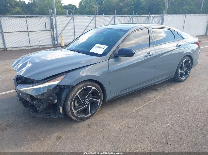 2023 Hyundai Elantra VIN KMHLR4AF8PU441631 IAAI salvage auction — FRONT END, Salvage Title, sold $4,550 on 2026-07-09 (photo 2)