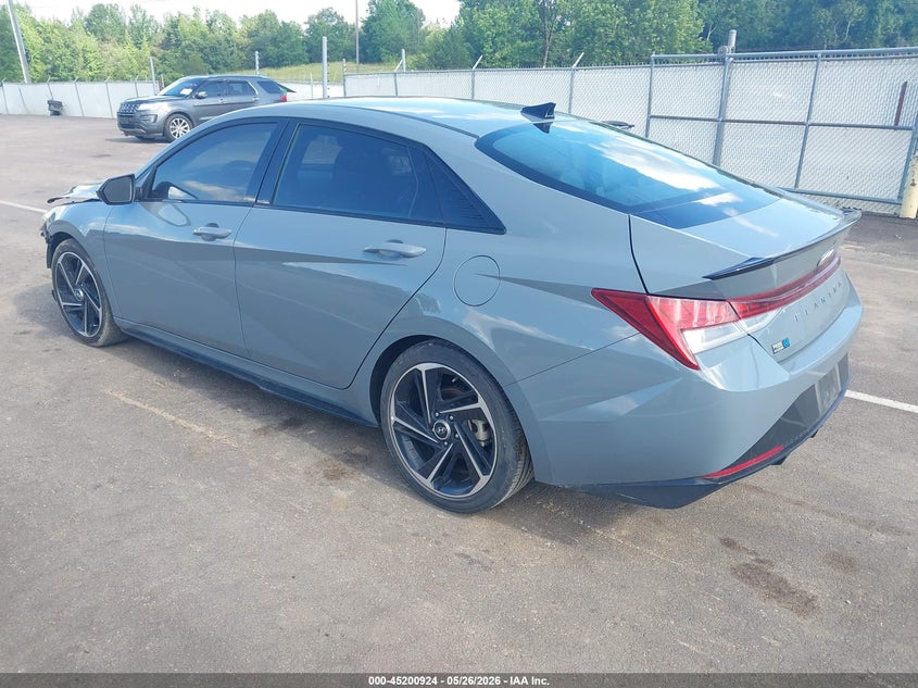2023 Hyundai Elantra VIN KMHLR4AF8PU441631 IAAI salvage auction — FRONT END, Salvage Title, sold $4,550 on 2026-07-09 (photo 3)
