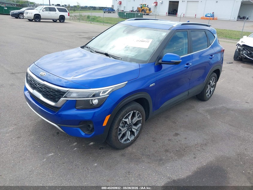 2021 Kia Seltos VIN KNDERCAA5M7174132 IAAI salvage auction — REAR END, Salvage (Minnesota), sold $3,550 on 2026-07-29 (photo 2)