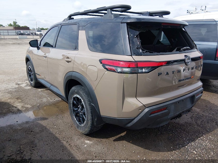 2023 Nissan Pathfinder VIN 5N1DR3BD8PC266850 IAAI salvage auction — HAIL, Clear (Oklahoma), sold $7,000 on 2026-07-28 (photo 3)
