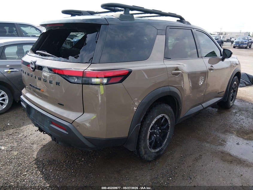 2023 Nissan Pathfinder VIN 5N1DR3BD8PC266850 IAAI salvage auction — HAIL, Clear (Oklahoma), sold $7,000 on 2026-07-28 (photo 4)