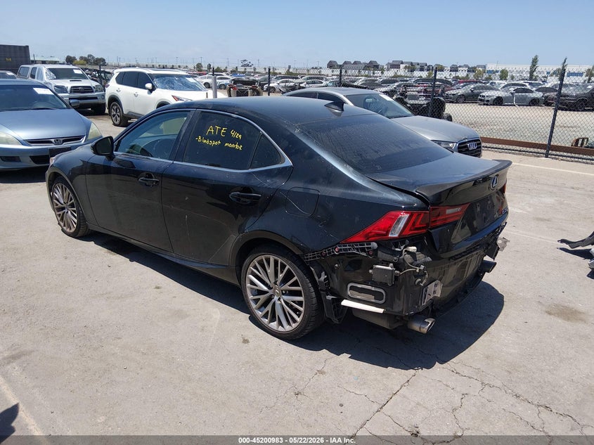 2015 Lexus VIN JTHBF1D23F5049342 IAAI salvage auction — RIGHT REAR, Salvage (California), sold $4,600 on 2026-07-06 (photo 3)