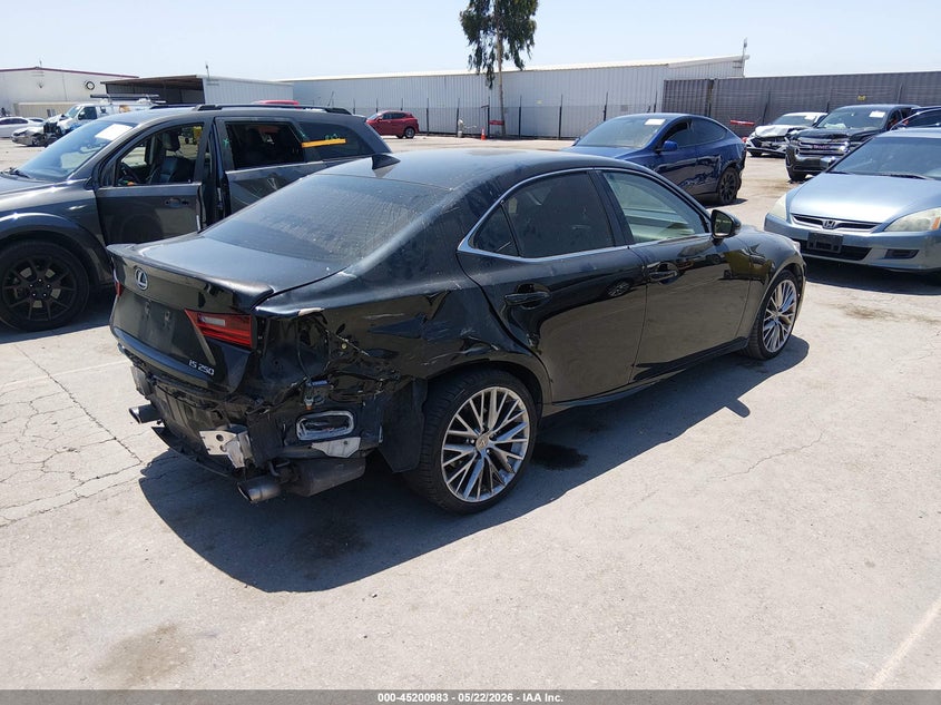 2015 Lexus VIN JTHBF1D23F5049342 IAAI salvage auction — RIGHT REAR, Salvage (California), sold $4,600 on 2026-07-06 (photo 4)