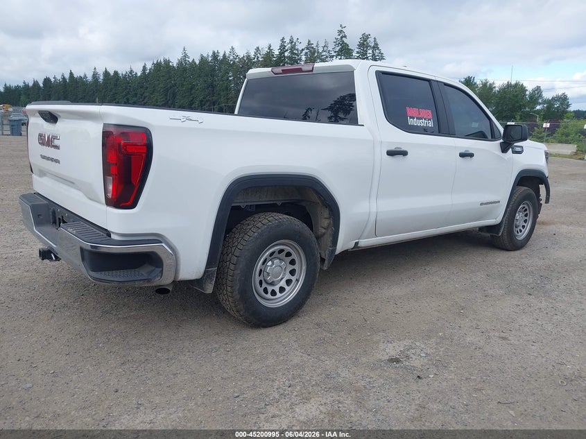 2025 Gmc SIERRA VIN 1GTPUAEK0SZ114551 IAAI salvage auction — FRONT END, Bill Of Sale (Washington), sold $16,600 on 2026-07-29 (photo 4)