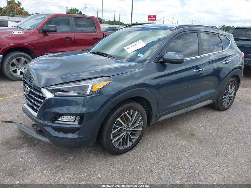 2021 Hyundai Tucson VIN KM8J33AL5MU387113 IAAI salvage auction — FRONT END, Original (Texas), sold $4,500 on 2026-07-25 (photo 2)