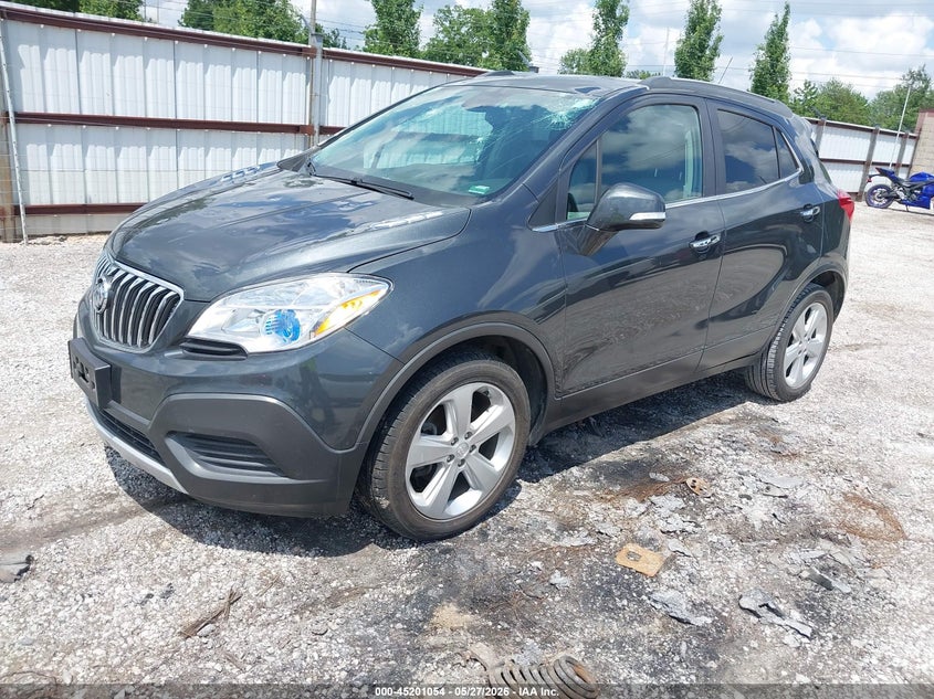 2016 Buick Encore VIN KL4CJASB1GB601960 IAAI salvage auction — HAIL, Salvage Title, sold $1,200 on 2026-07-20 (photo 2)