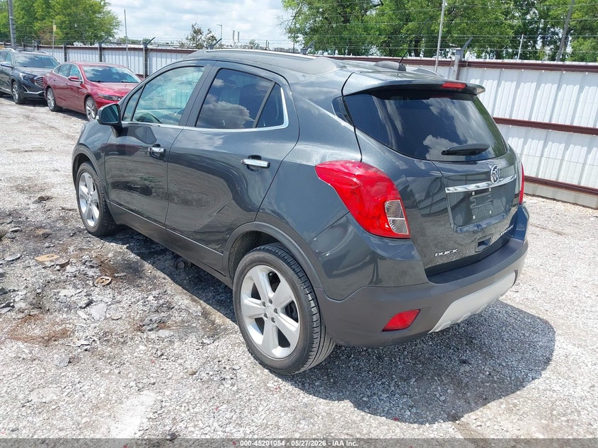 2016 Buick Encore VIN KL4CJASB1GB601960 IAAI salvage auction — HAIL, Salvage Title, sold $1,200 on 2026-07-20 (photo 3)