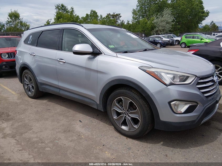 2015 Hyundai Santa fe VIN KM8SMDHFXFU101623 IAAI salvage auction — NORMAL WEAR, Clear (Colorado), sold $1,400 on 2026-07-21 (photo 1)
