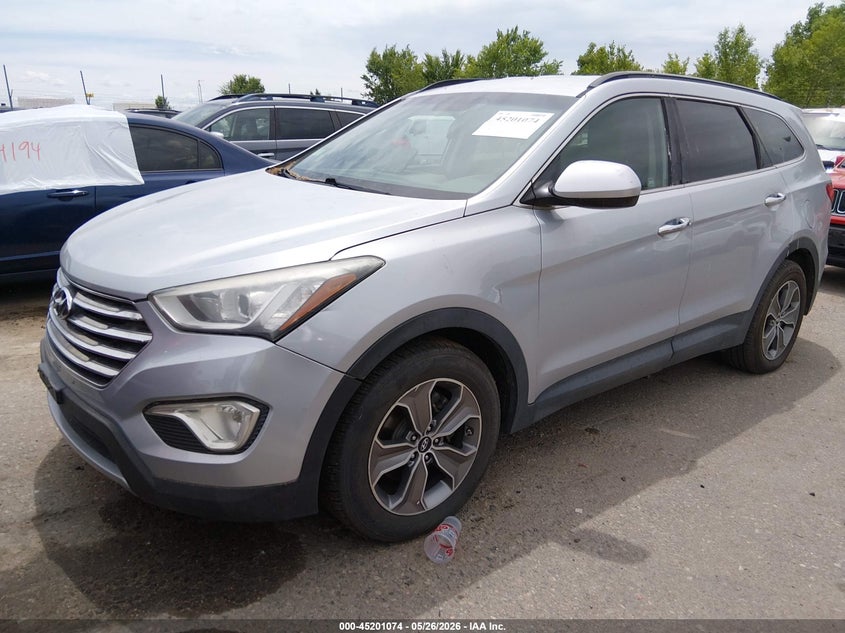 2015 Hyundai Santa fe VIN KM8SMDHFXFU101623 IAAI salvage auction — NORMAL WEAR, Clear (Colorado), sold $1,400 on 2026-07-21 (photo 2)